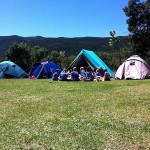 De acampada