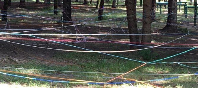 ¡Los prebenjas nos divertimos jugando a la tela de araña!